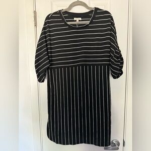 Max Studio B&W Dress sz L